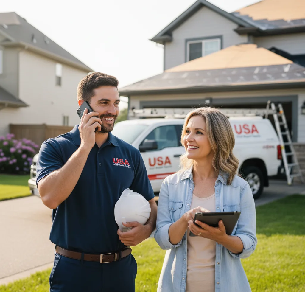 USA Roof Repair Experts customer support in Broxton